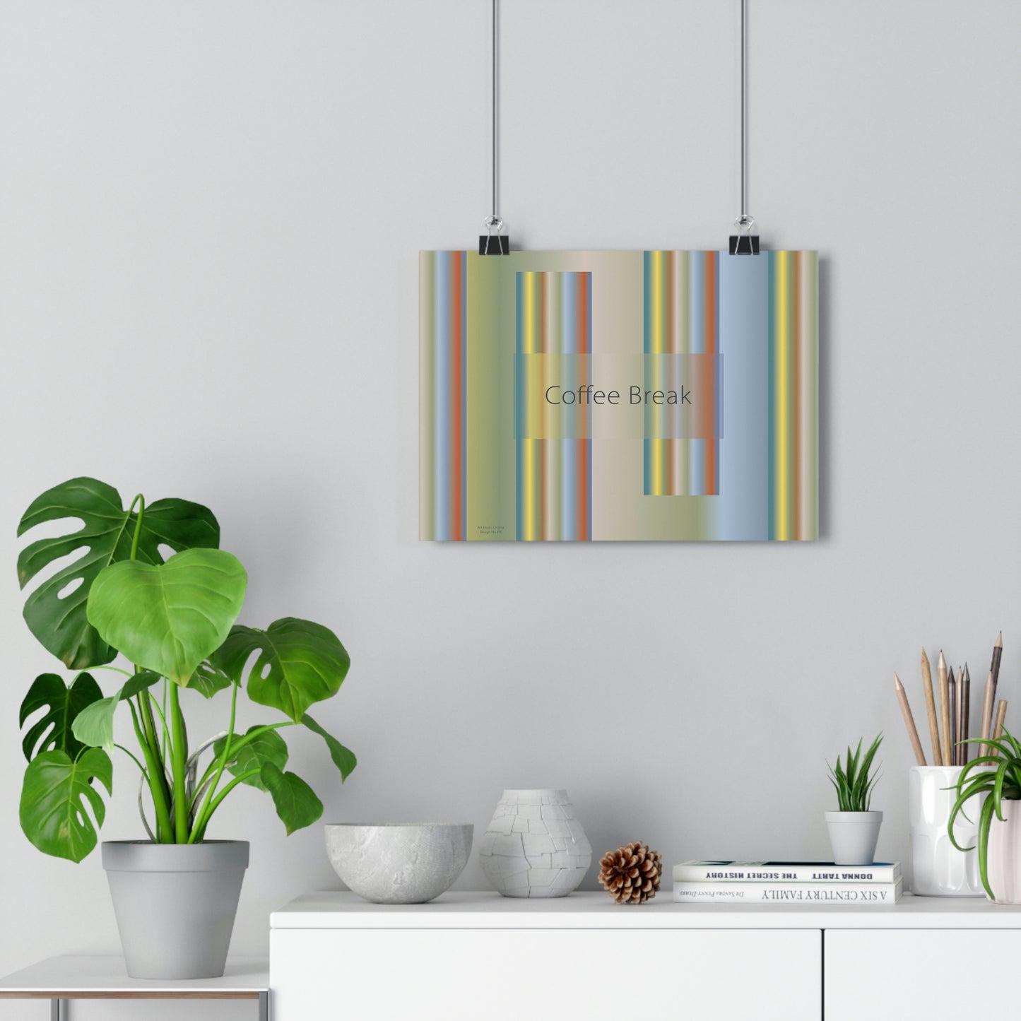 Giclée Art Print 11" x 8" Coffee Break - Design No.200