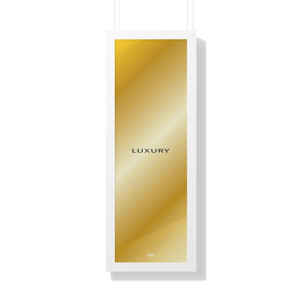 Poster Framed Vertical 12“ x 36“ - Design Luxury