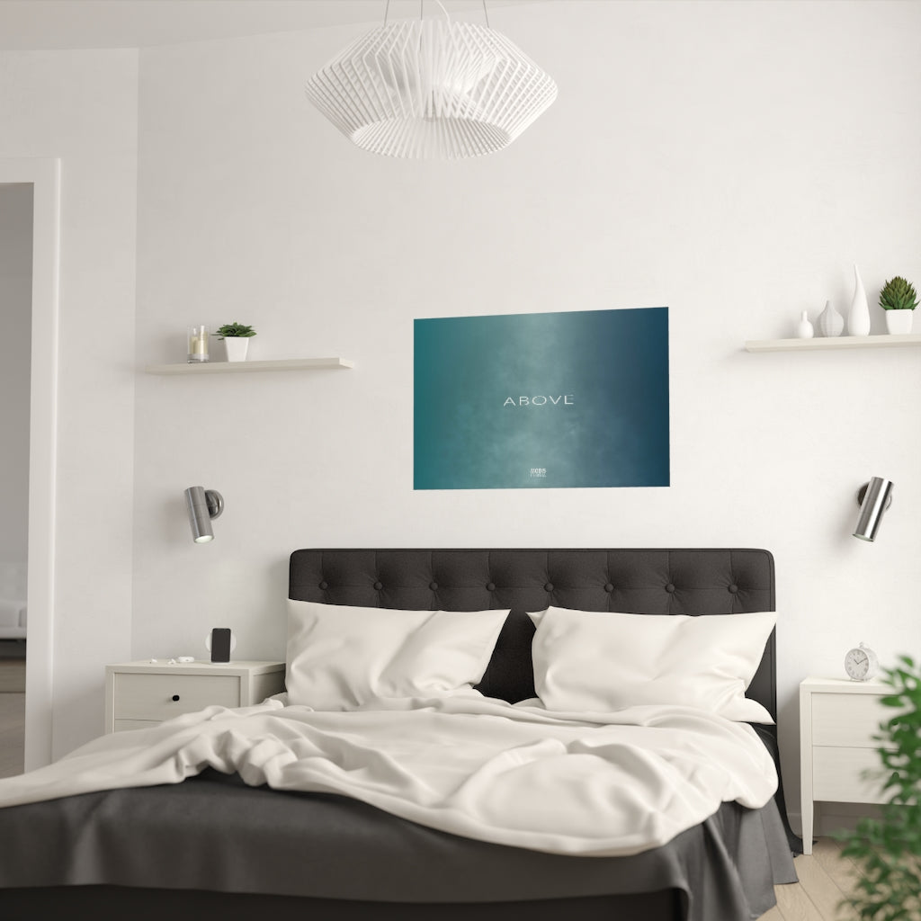 Satin Posters (210gsm) 36“ x 24“ - Design Above