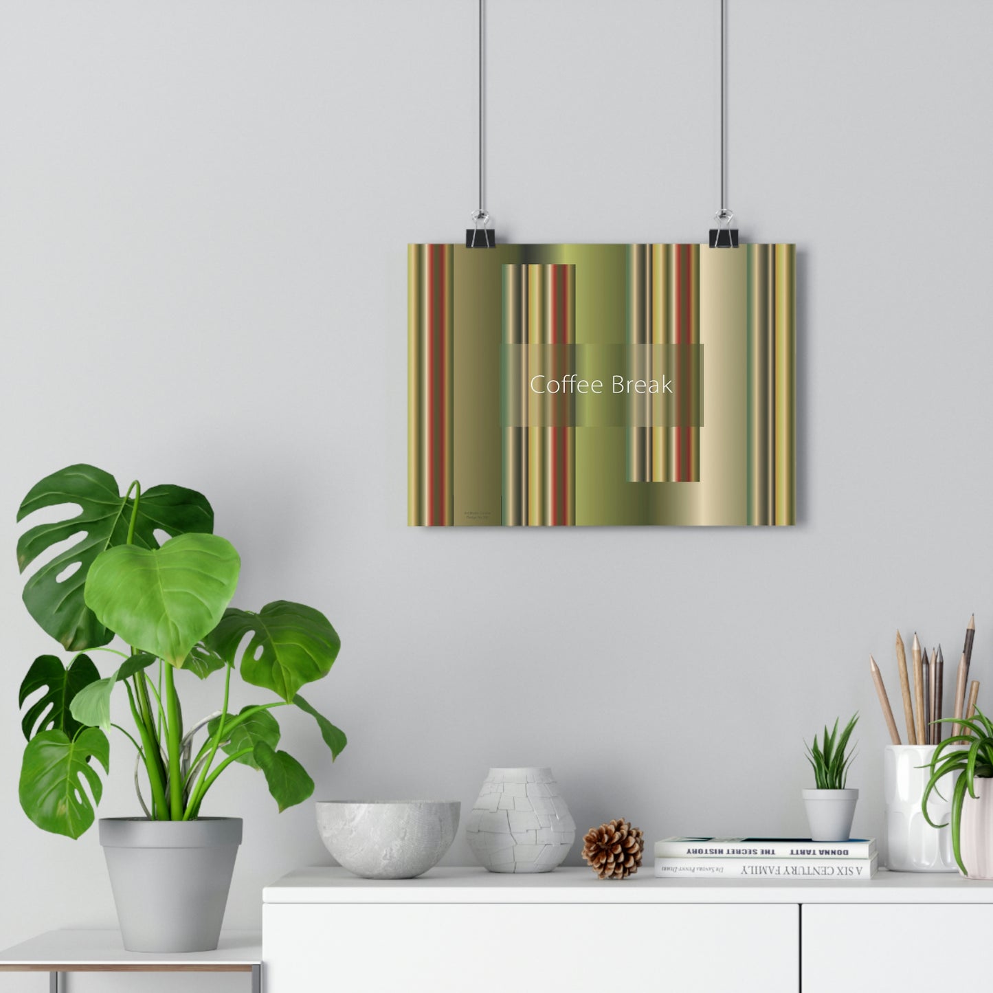 Giclée Art Print 11" x 8" Coffee Break, Design No.300