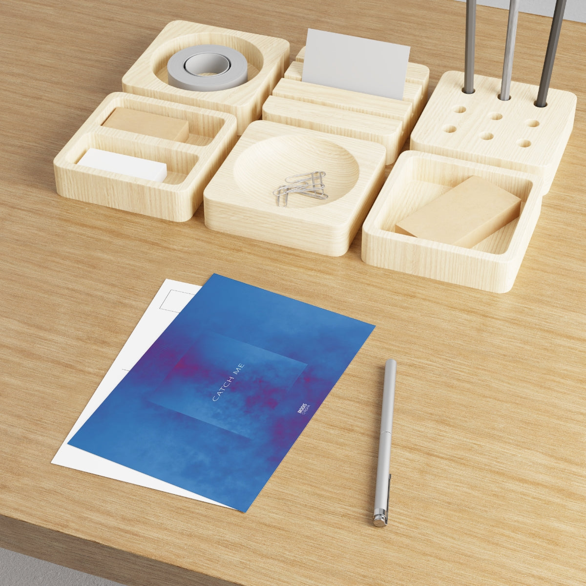 Fine Art Postcard (horizontal) - Design 'Catch me'