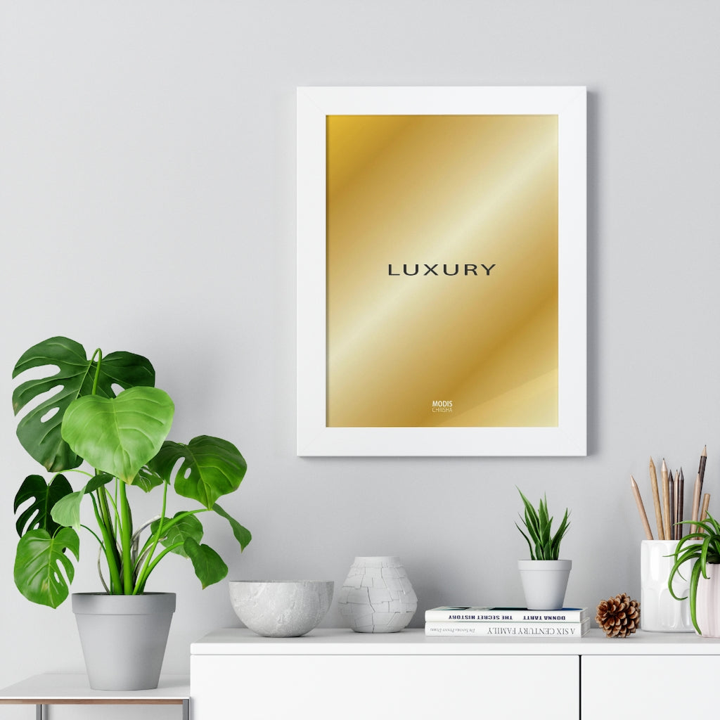 Poster Framed Vertical 12“ x 16“ - Design Luxury