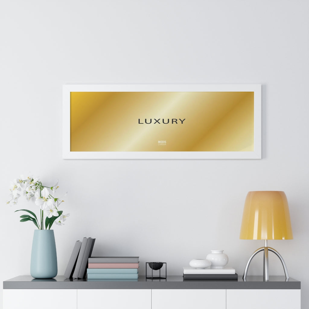 Poster Framed Horizontal 36“ x 12“ - Design Luxury