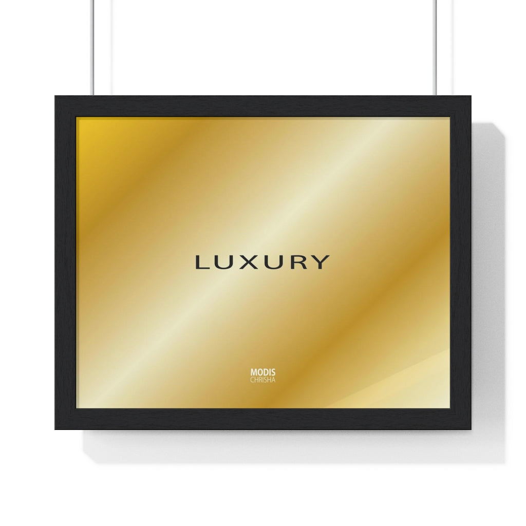 Poster Framed Horizontal Premium 14“ x 11“ - Design Luxury