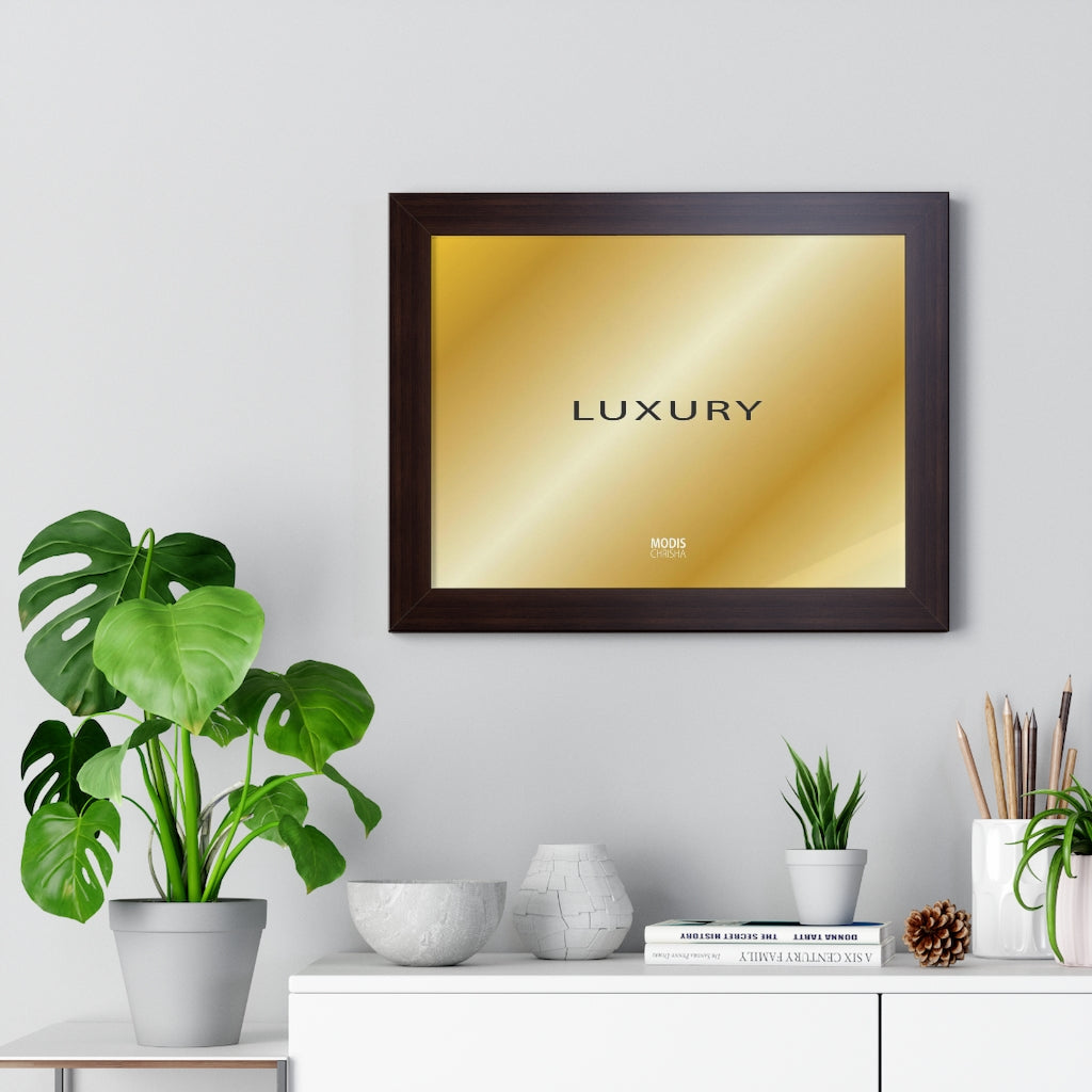 Poster Framed Horizontal 16“ x 12“ - Design Luxury