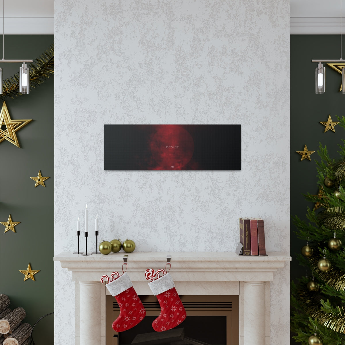 Desire - 36″ × 12″ Canvas Gallery Wraps