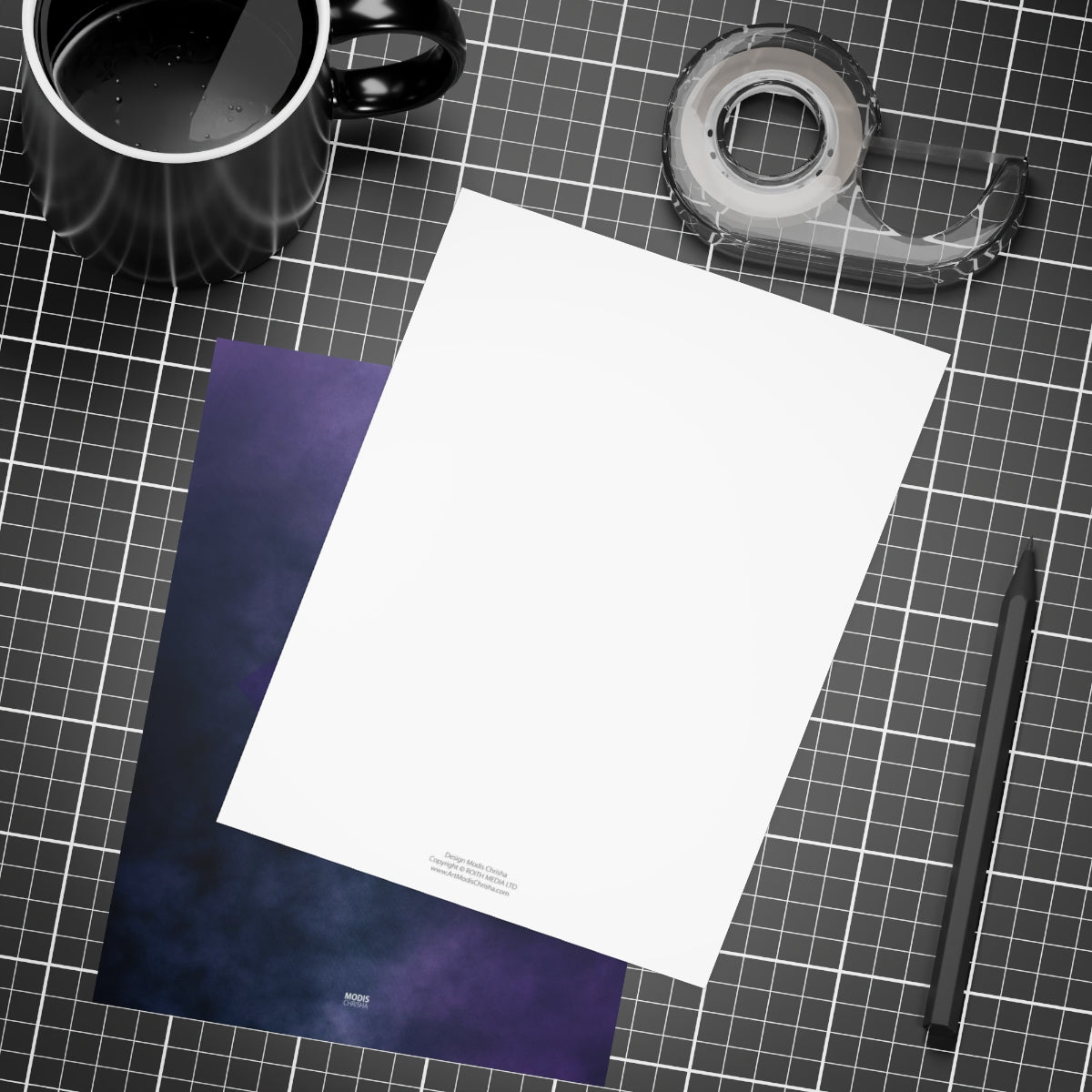Art Postcards Vertical (10, 30, and 50pcs) Design 'The Place'