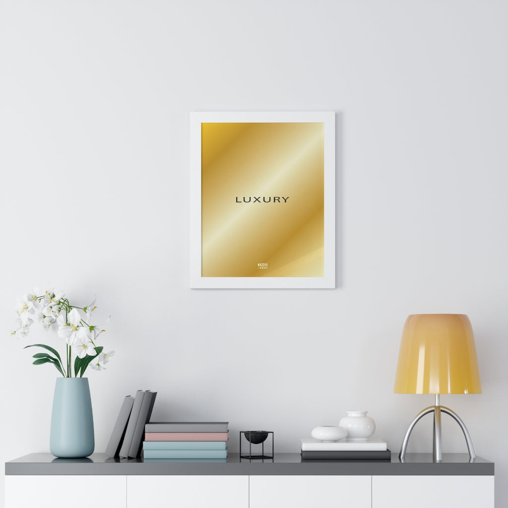 Poster Framed Vertical 16“ x 20" - Design Luxury