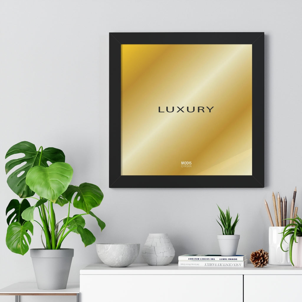 Poster Framed Horizontal 16“ x 16“ - Design Luxury