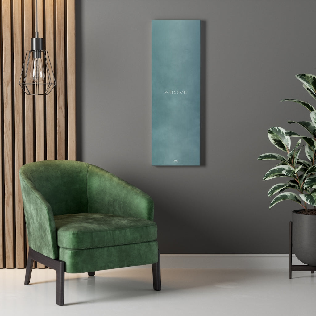 Canvas Gallery Wraps (1.25″) 12" x 36" - Design Above