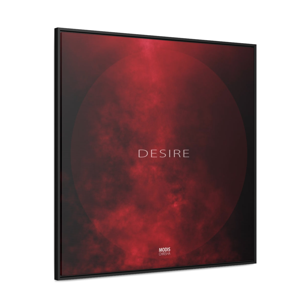 Desire - Square Framed Gallery Wrap Canvas, 36" x 36"