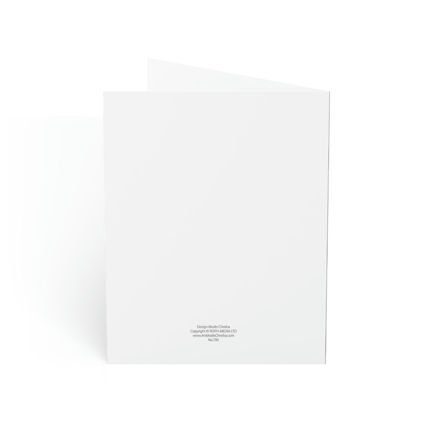 Folded Greeting Cards Vertical (1, 10, 30, and 50pcs) Think Positive - Design No.700