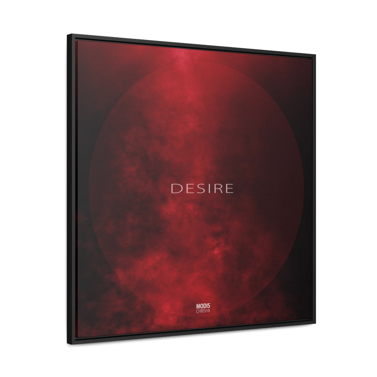 Desire - Square Framed Gallery Wrap Canvas, 30" x 30"