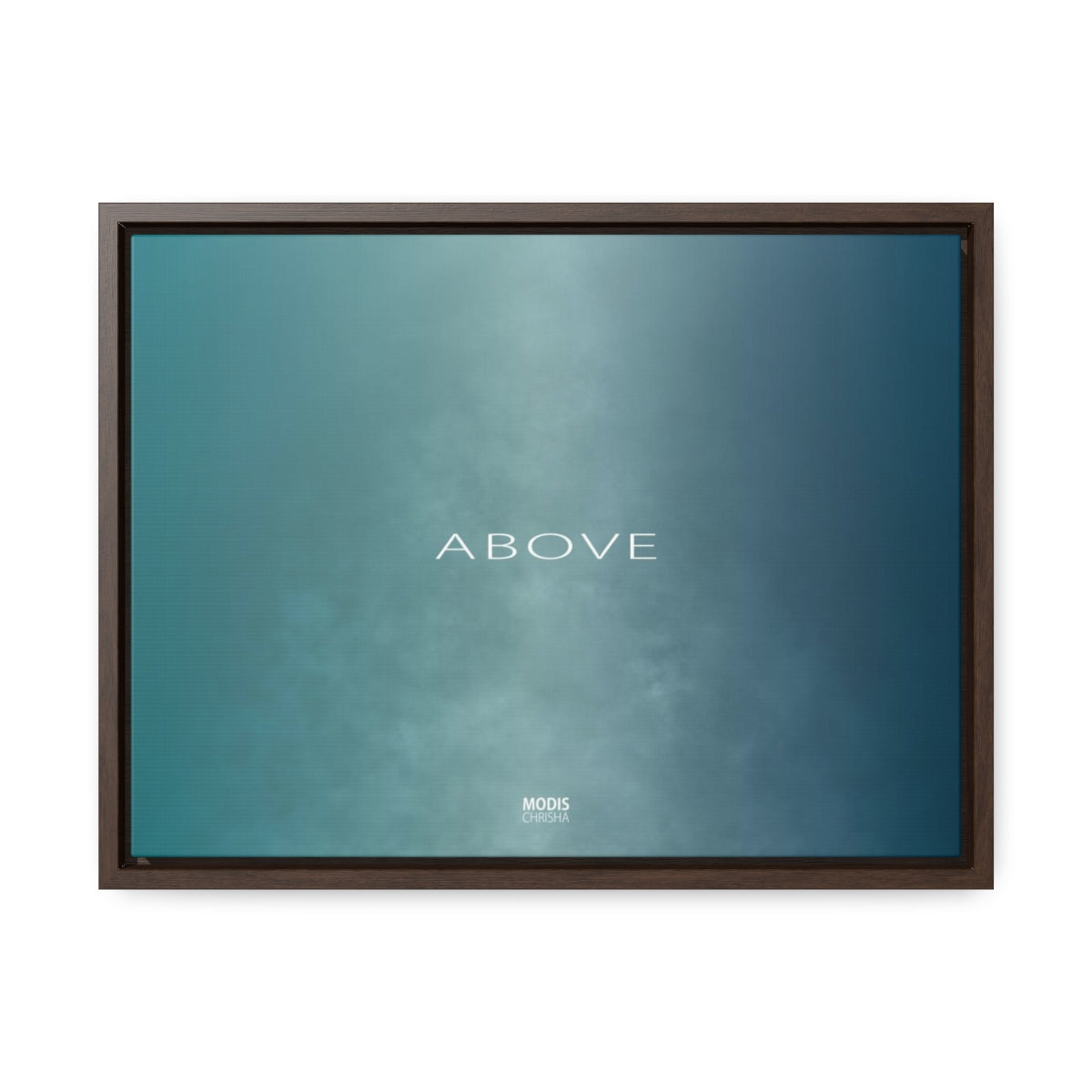 Canvas Gallery Wrap Framed Horizontal 16“ x 12" - Design Above