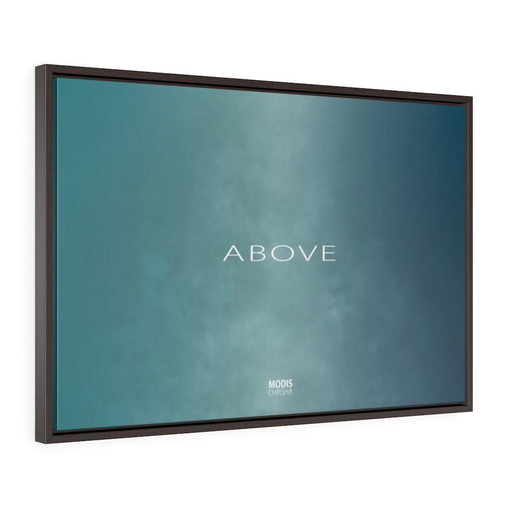 Canvas Gallery Wrap Framed Horizontal 36“ x 24" - Design Above