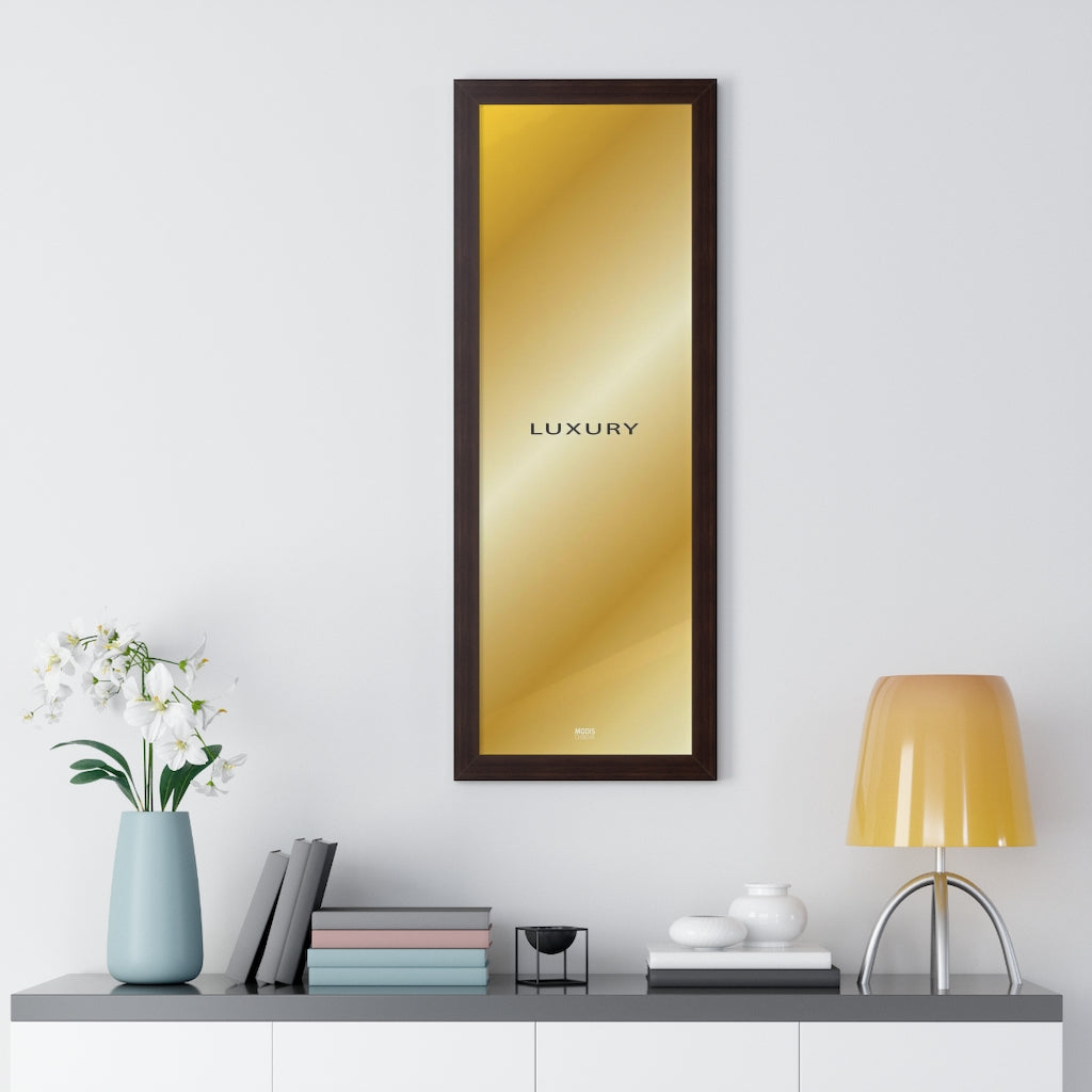 Poster Framed Vertical 12“ x 36“ - Design Luxury