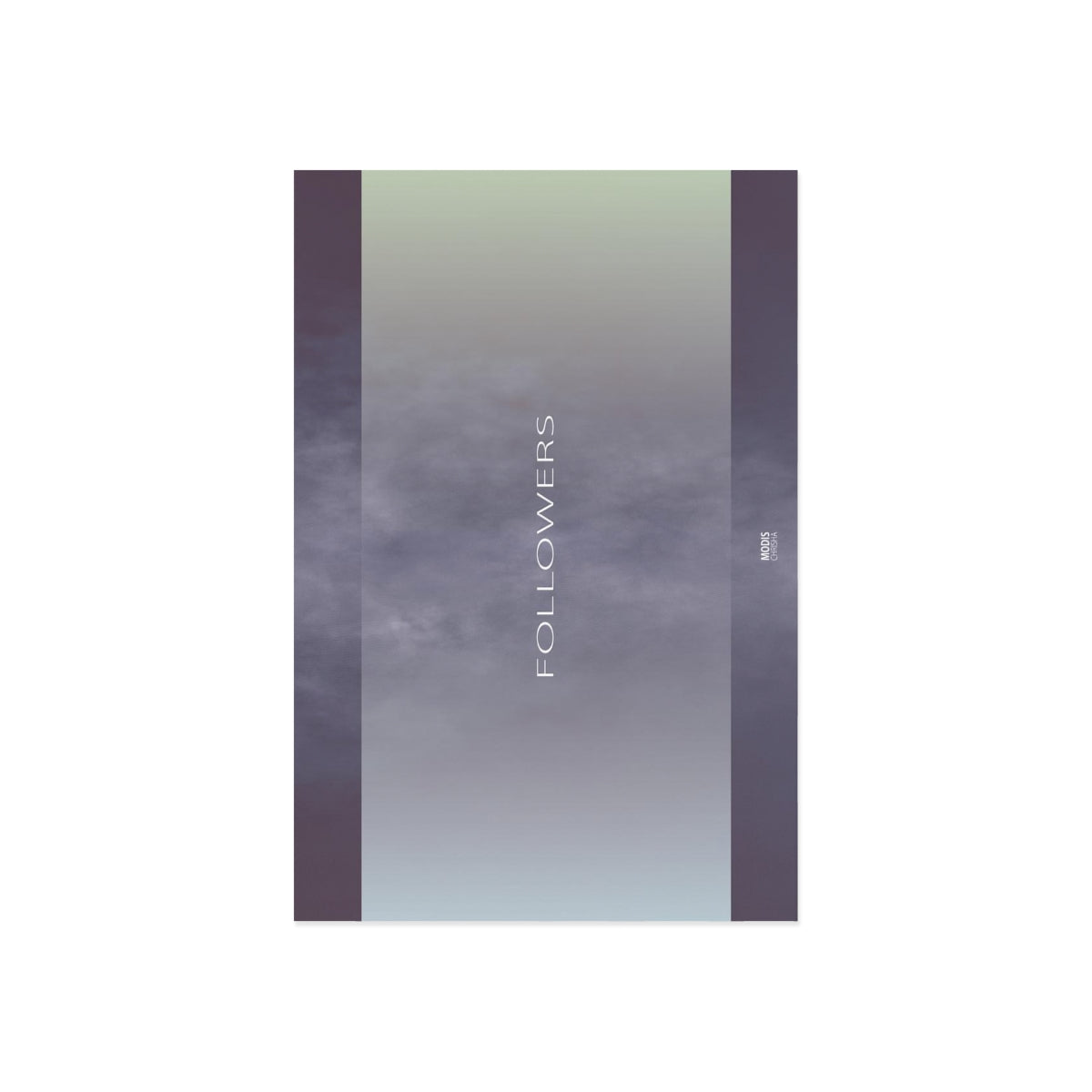 Fine Art Postcard (horizontal) - Design 'Followers'