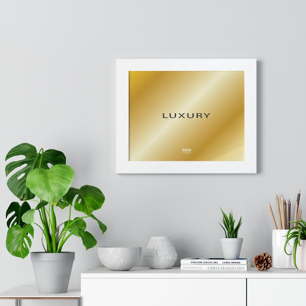 Poster Framed Horizontal 14“ x 11“ - Design Luxury