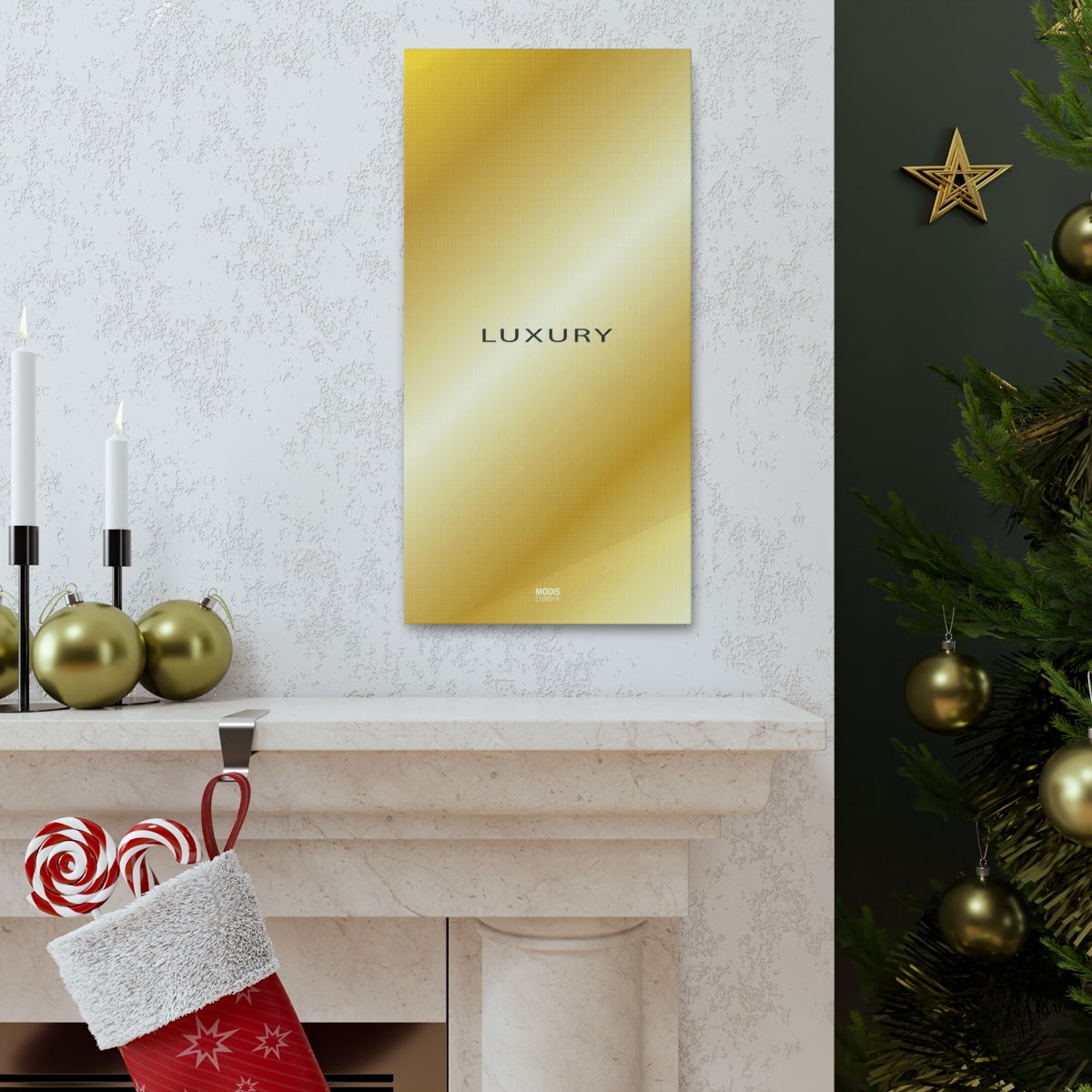 Canvas Gallery Wrap 10“ x 20“ -Design Luxury