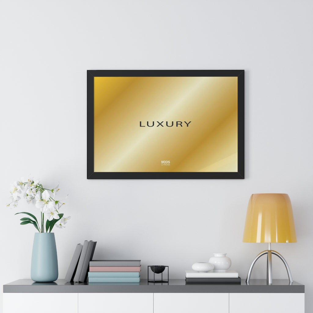 Poster Framed Horizontal 30“ x 20“ - Design Luxury