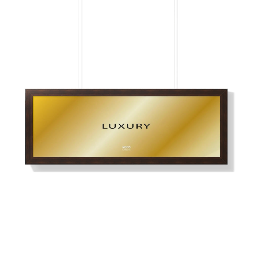 Poster Framed Horizontal 36“ x 12“ - Design Luxury