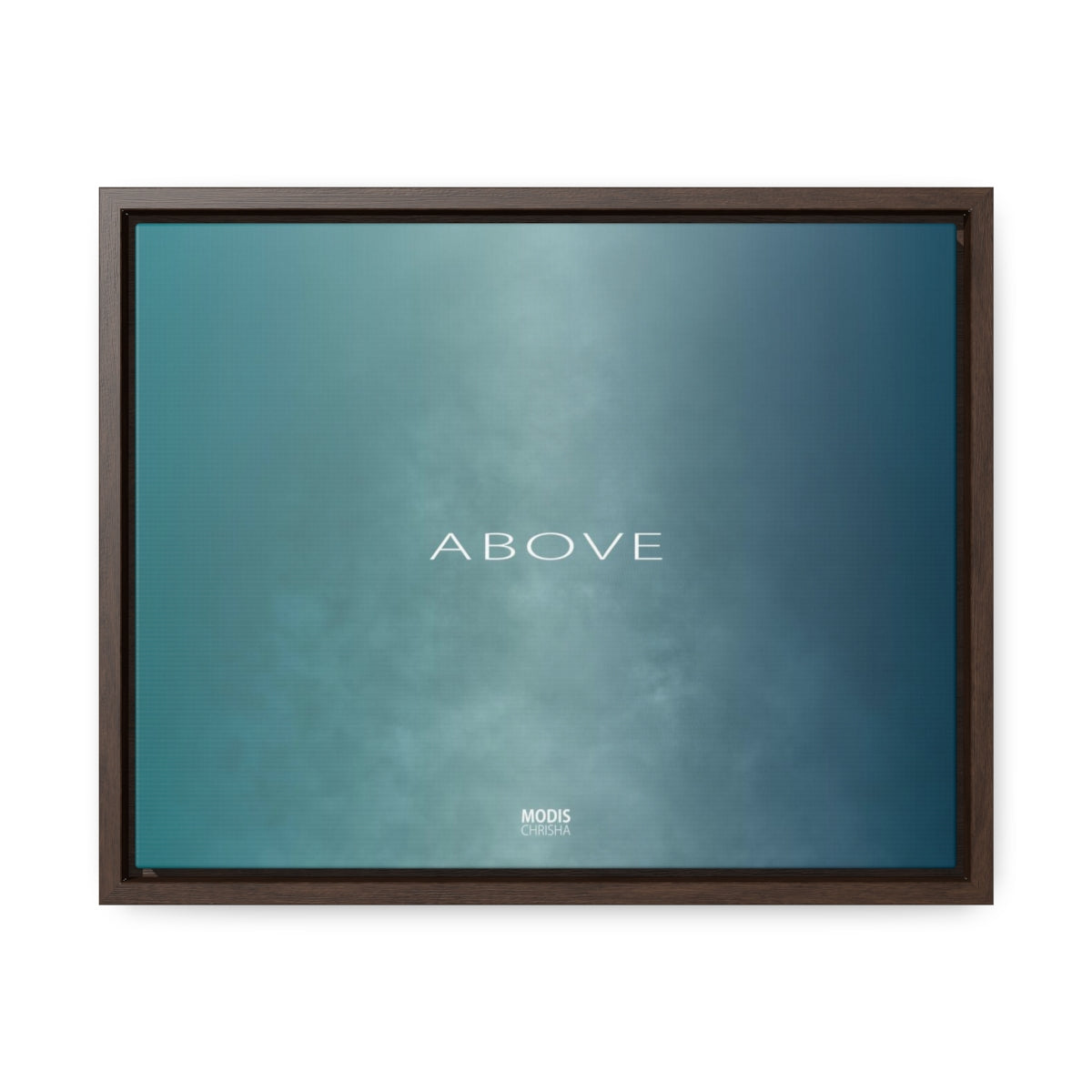 Canvas Gallery Wrap Framed Horizontal 14" x 11" - Design Above