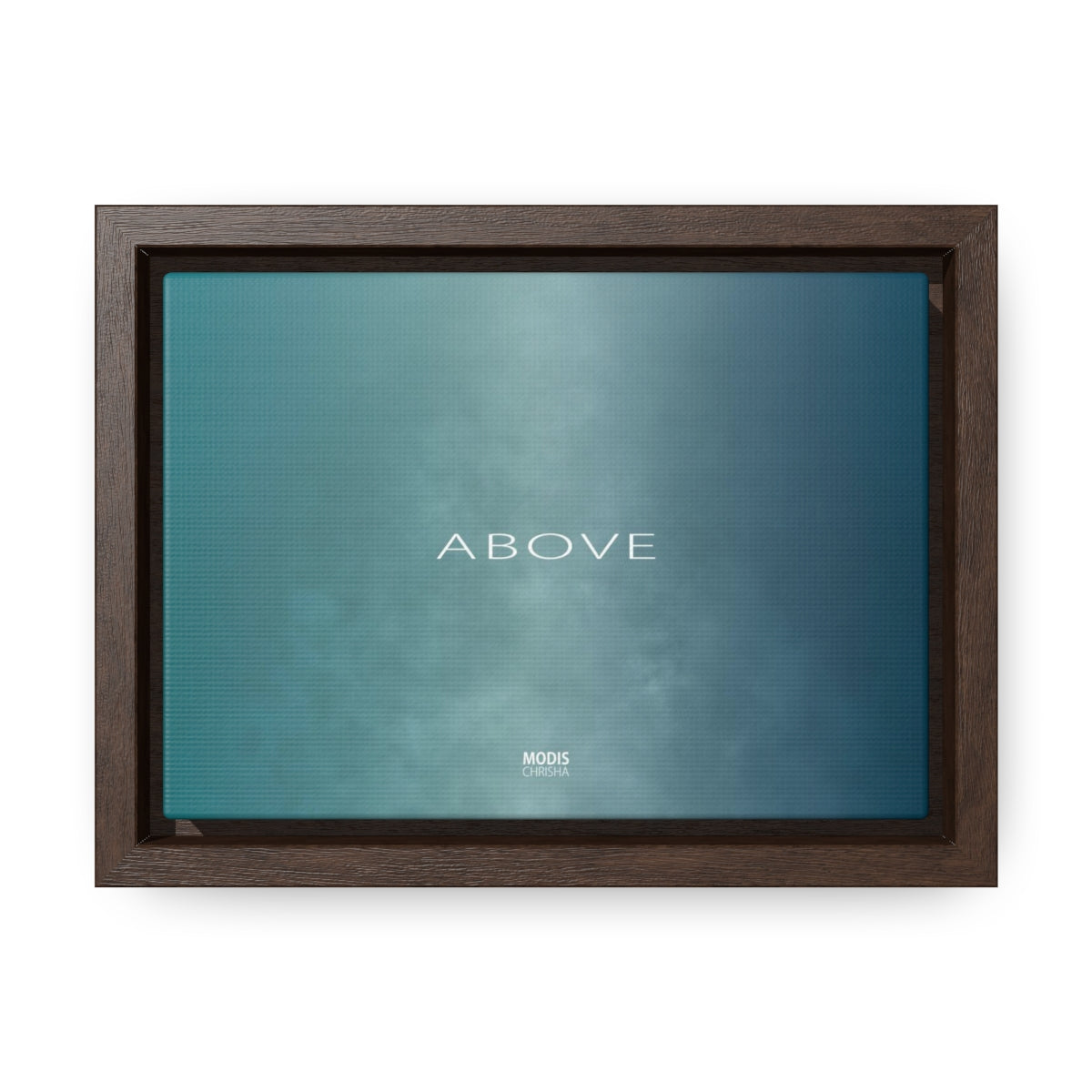 Canvas Gallery Wrap Framed Horizontal 7“ x 5“ - Design Above