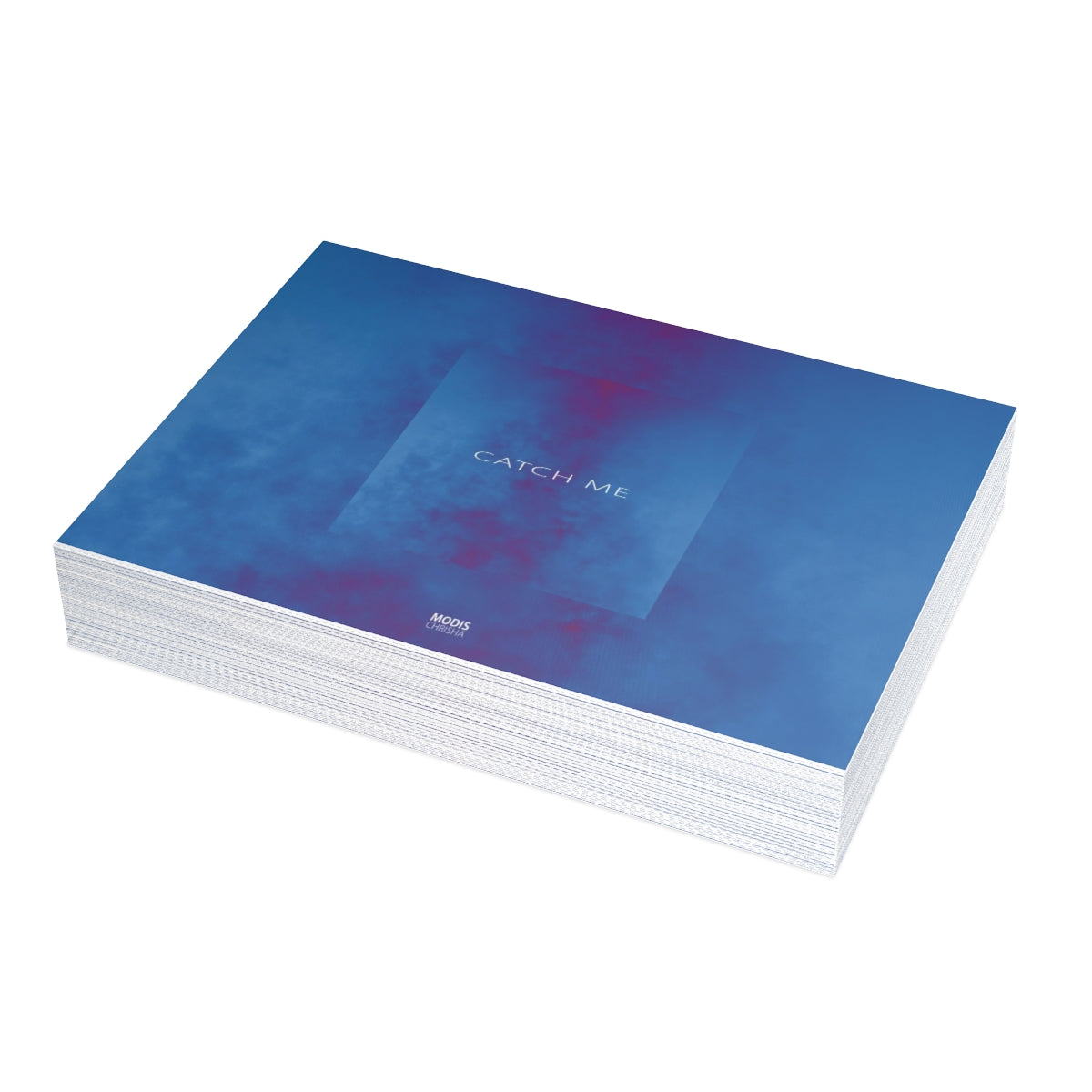 Art Postcards Horizontal (10, 30, and 50pcs) Design 'Catch me'