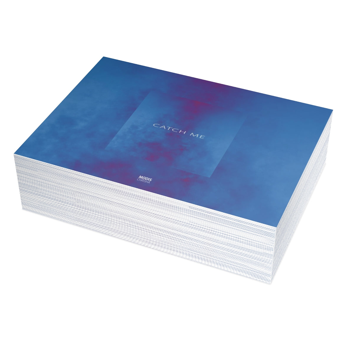Art Postcards Horizontal (10, 30, and 50pcs) Design 'Catch me'