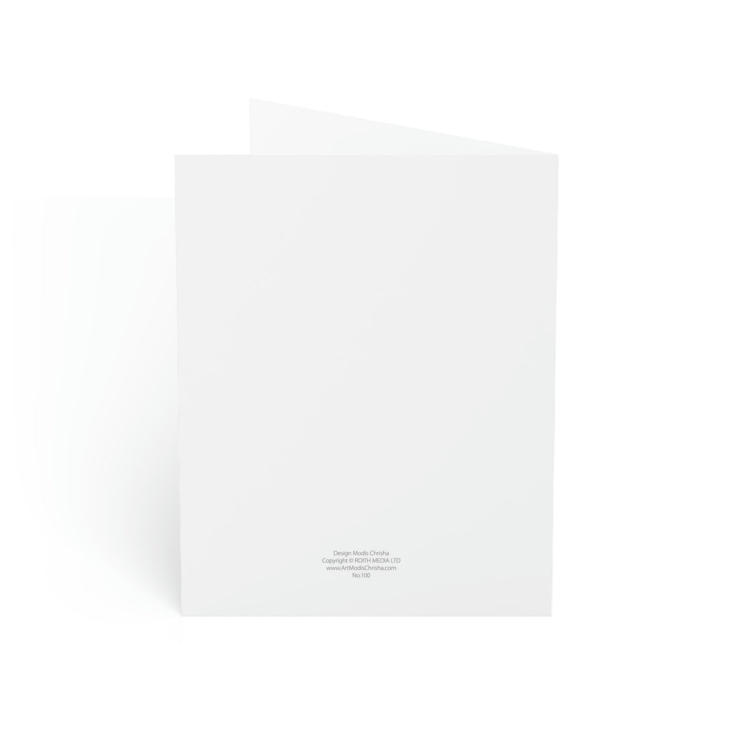 Folded Greeting Cards Vertical (1, 10, 30, and 50pcs) Be Inspired - Design No.100