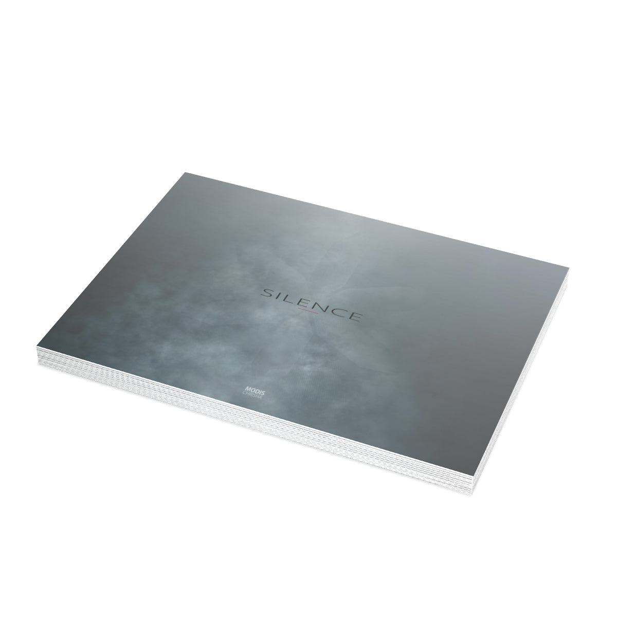 Art Postcards Horizontal (10, 30, and 50pcs) Design 'Silence'