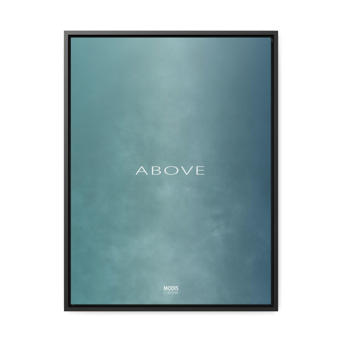 Canvas Gallery Wrap Framed Vertical 18“ x 24" - Design Above