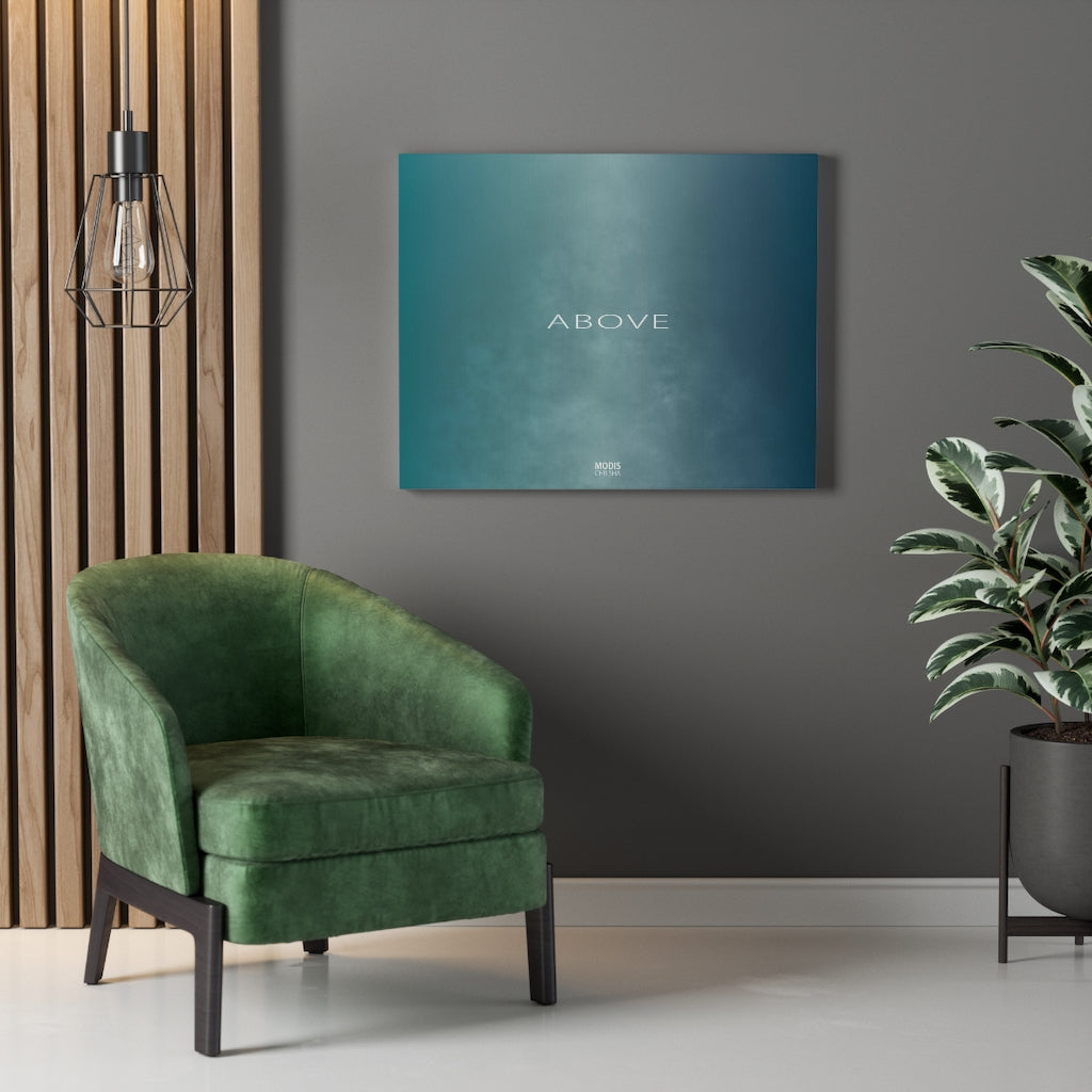 Canvas Stretched 30“ x 24“ - Design Above