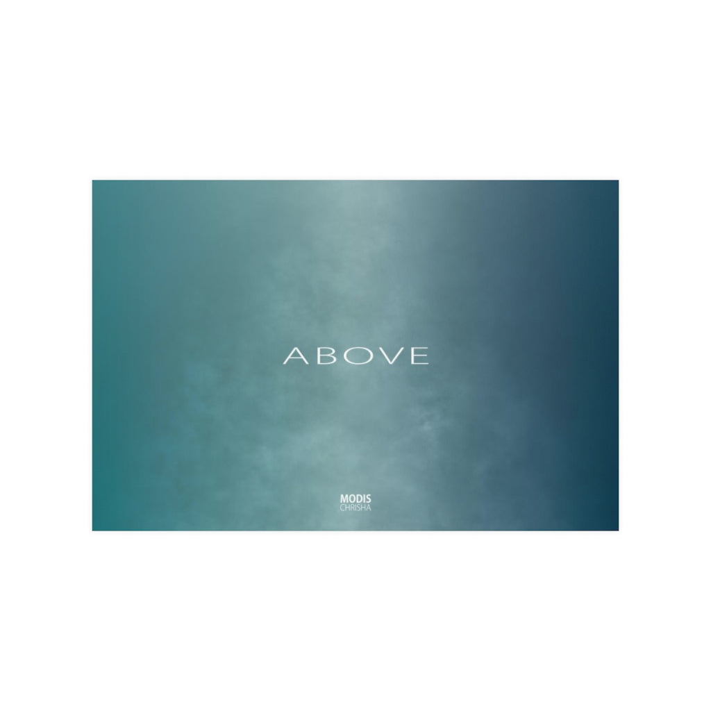 Satin Posters (210gsm) 18“ x 12" - Design Above
