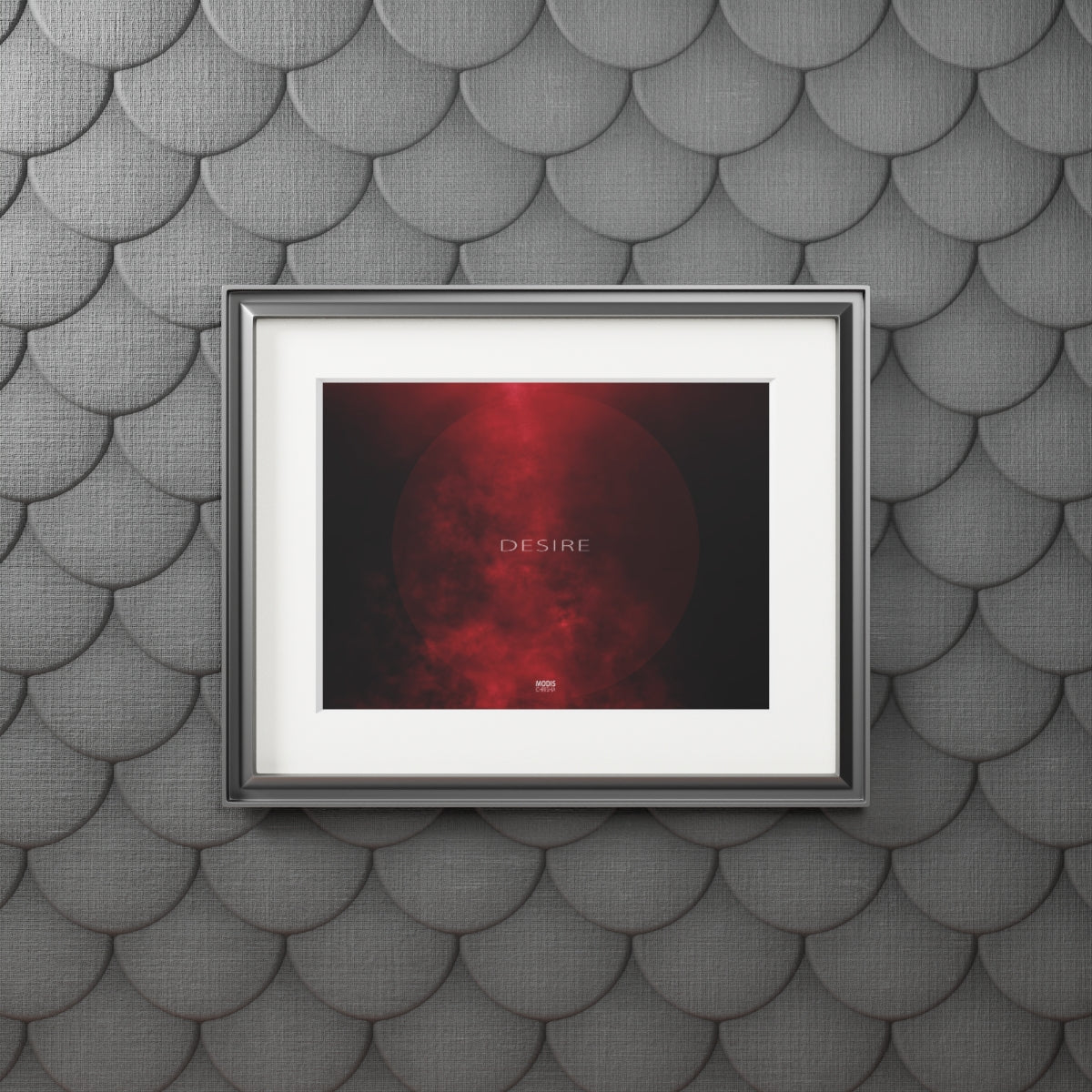 Fine Art Prints (Passepartout Paper Horizontal Frame) 14″ × 11″ Design 'Desire'