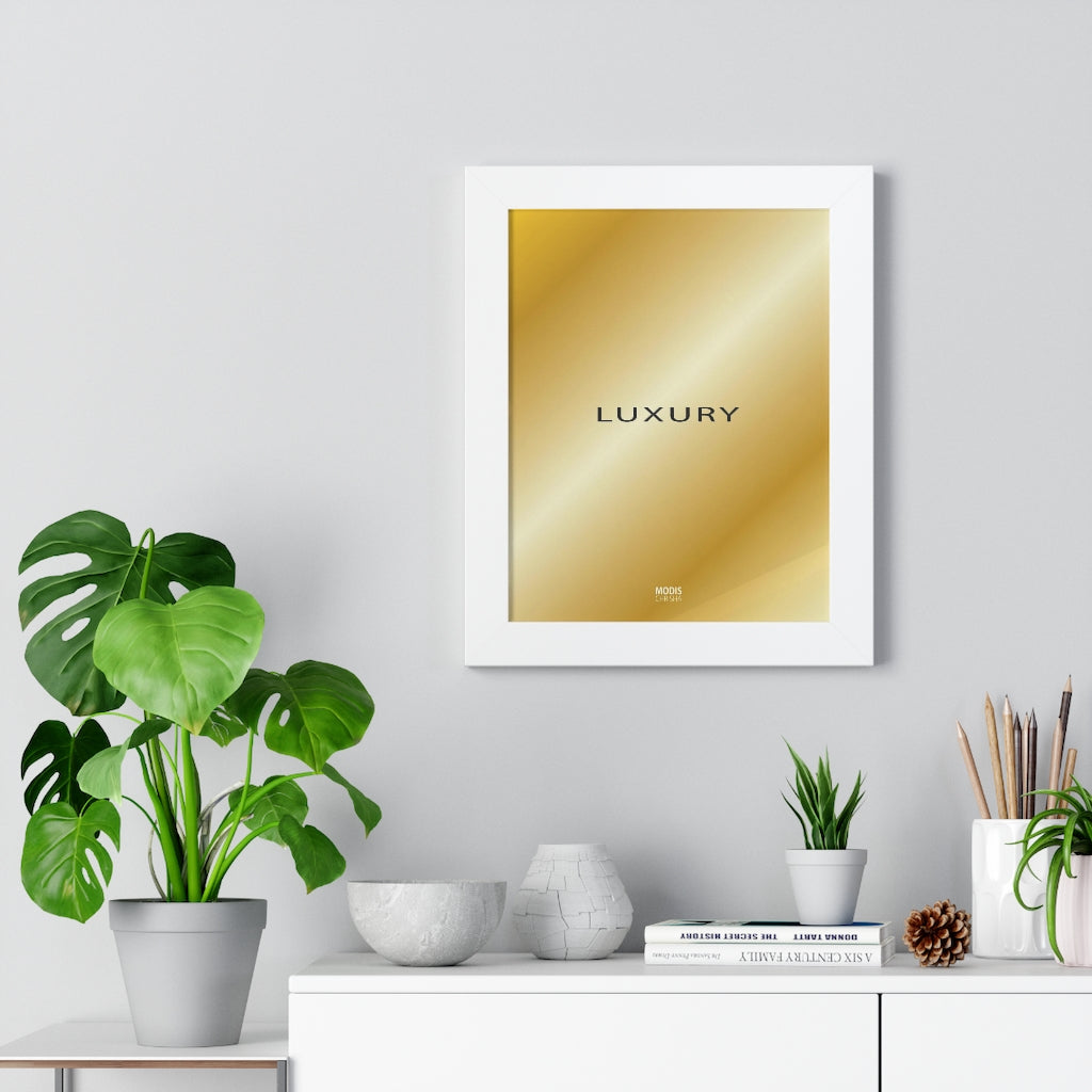 Poster Framed Vertical 11“ x 14“ - - Design Luxury