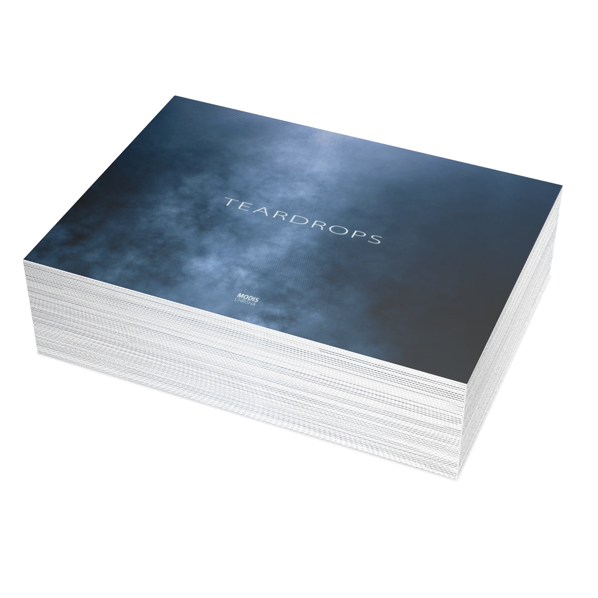 Art Postcards Vertical (10, 30, and 50pcs) Design 'Teardrops'