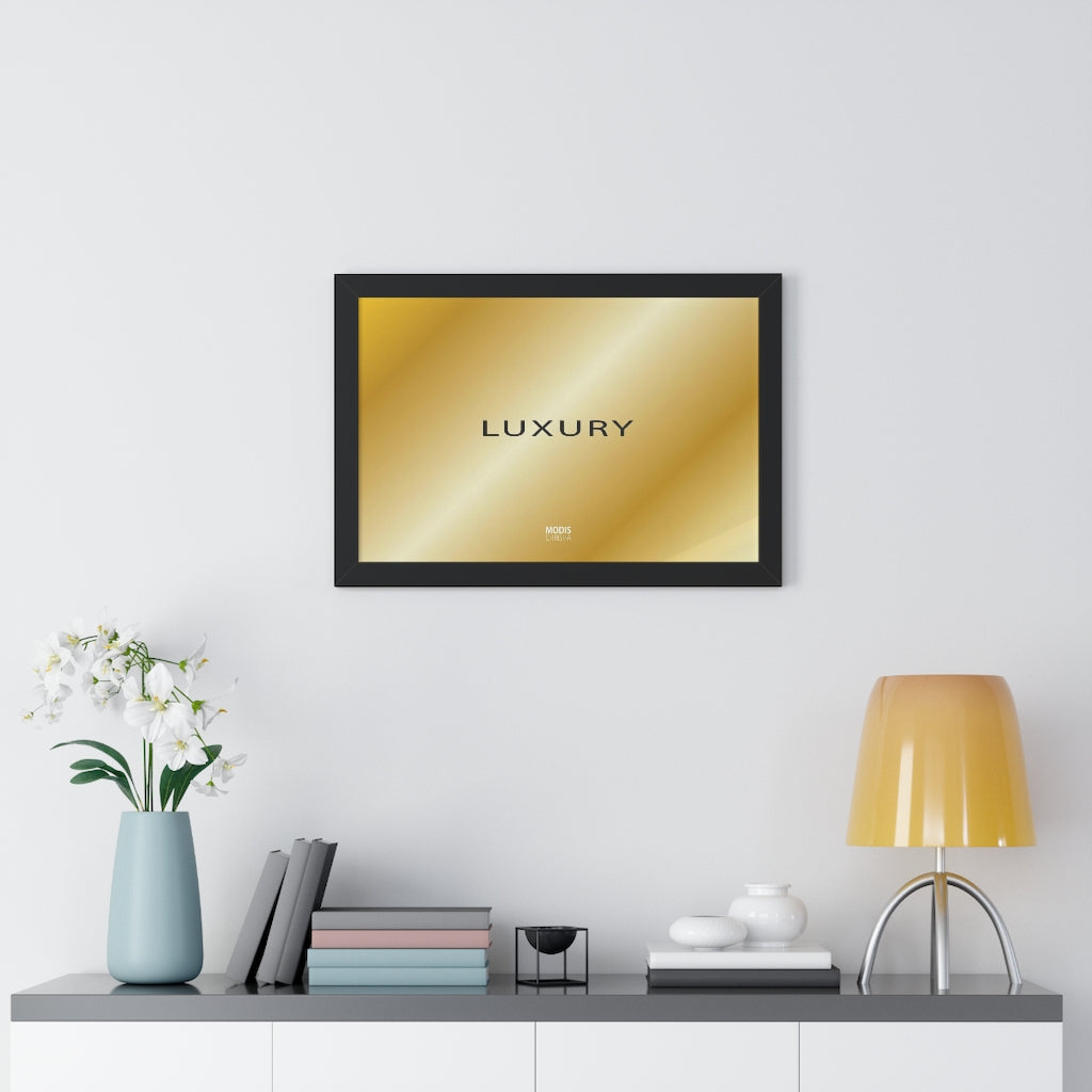 Poster Framed Horizontal 24“ x 16“ - Design Luxury