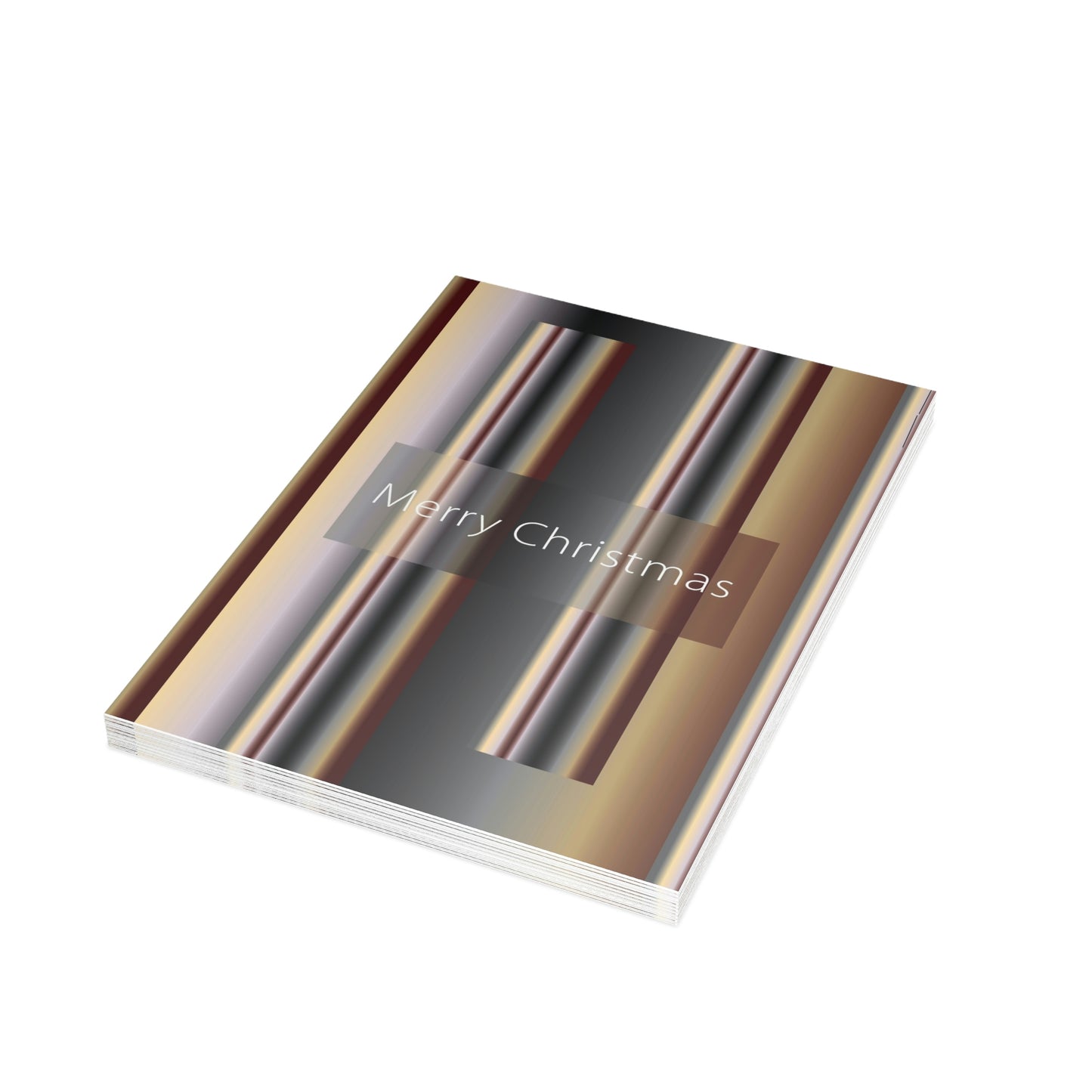 Unfolded Greeting Cards Vertical(10, 30, and 50pcs) Merry Christmas - Design No.700