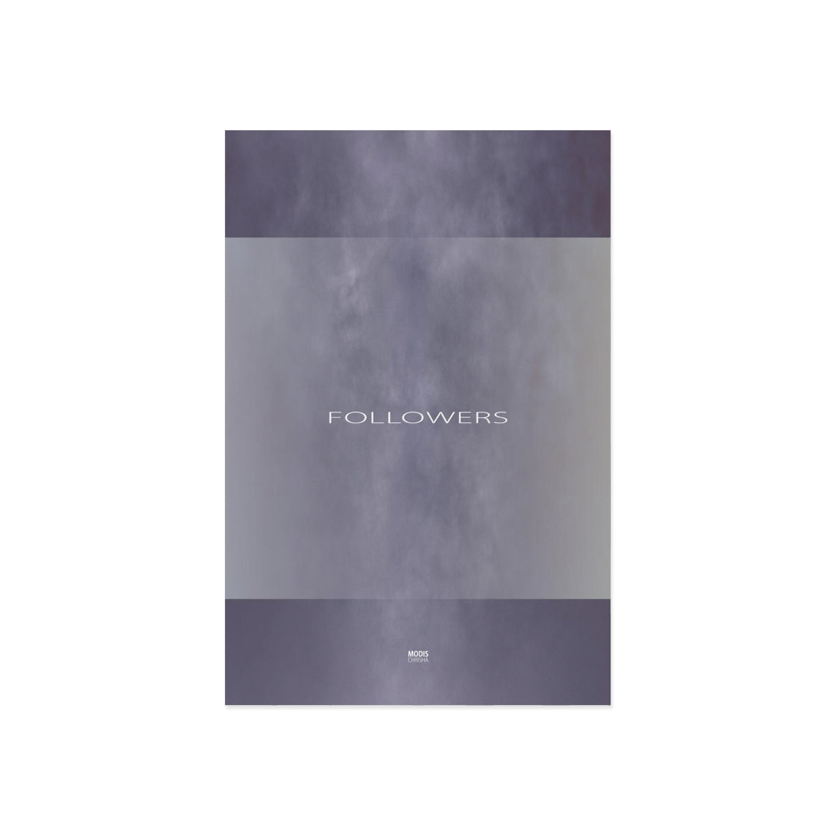 Fine Art Postcard (vertical) - Design 'Followers'