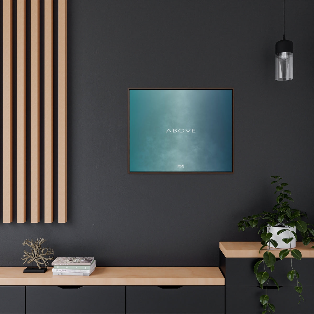 Canvas Gallery Wrap Framed Horizontal 30“ x 24“ - Design Above