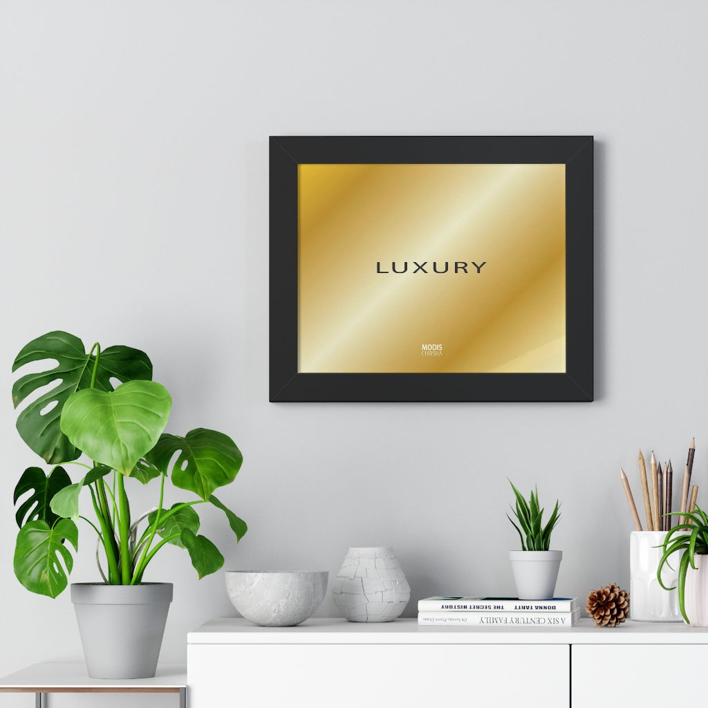 Poster Framed Horizontal 14“ x 11“ - Design Luxury