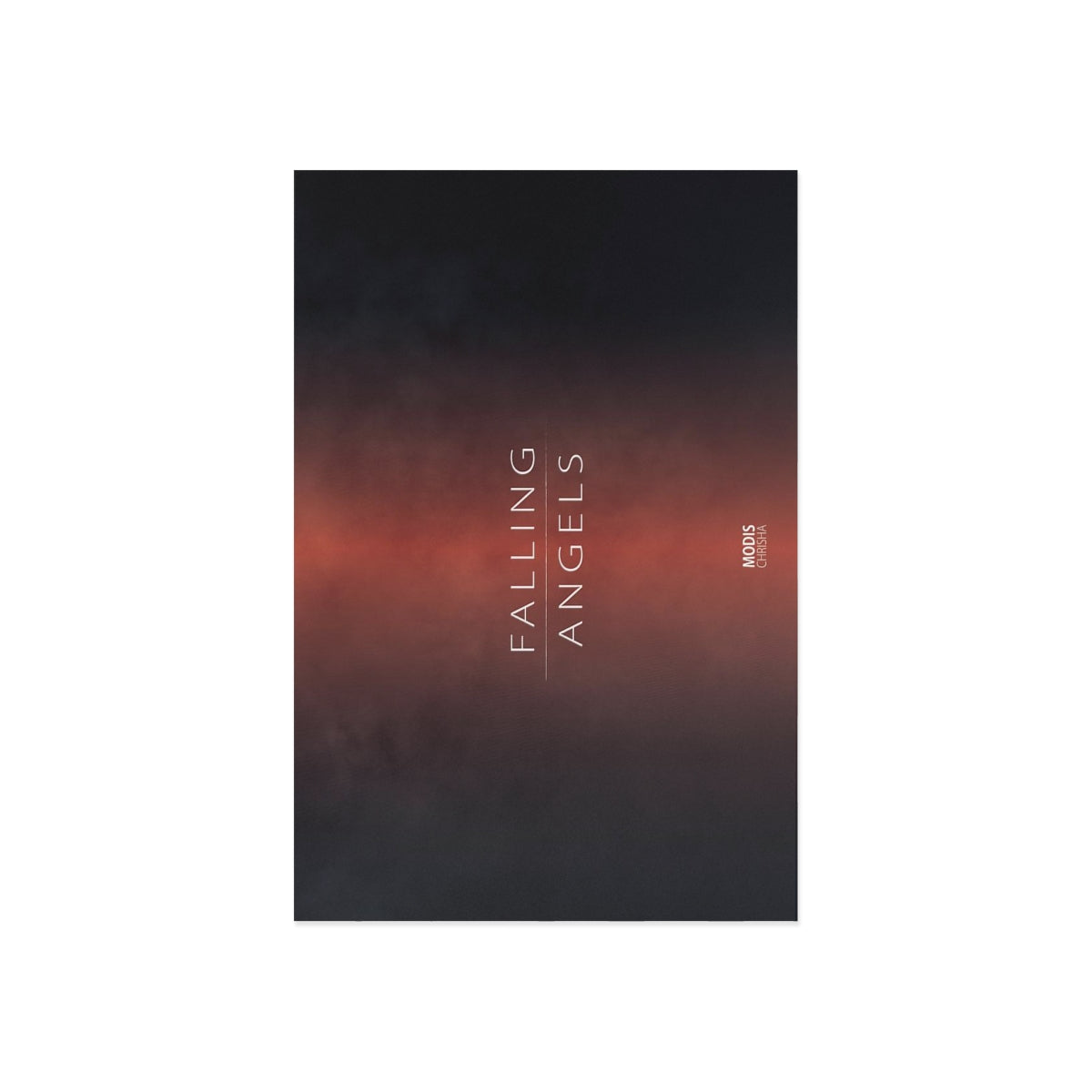 Fine Art Postcard (horizontal) - Design 'Falling Angels'