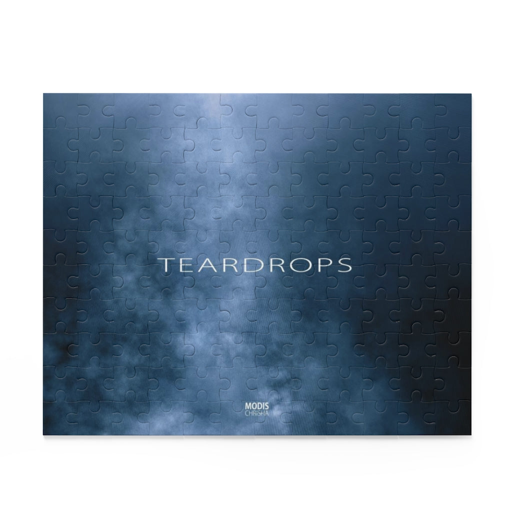 Puzzle 10" × 8" (120 pcs) - Design Teardrops