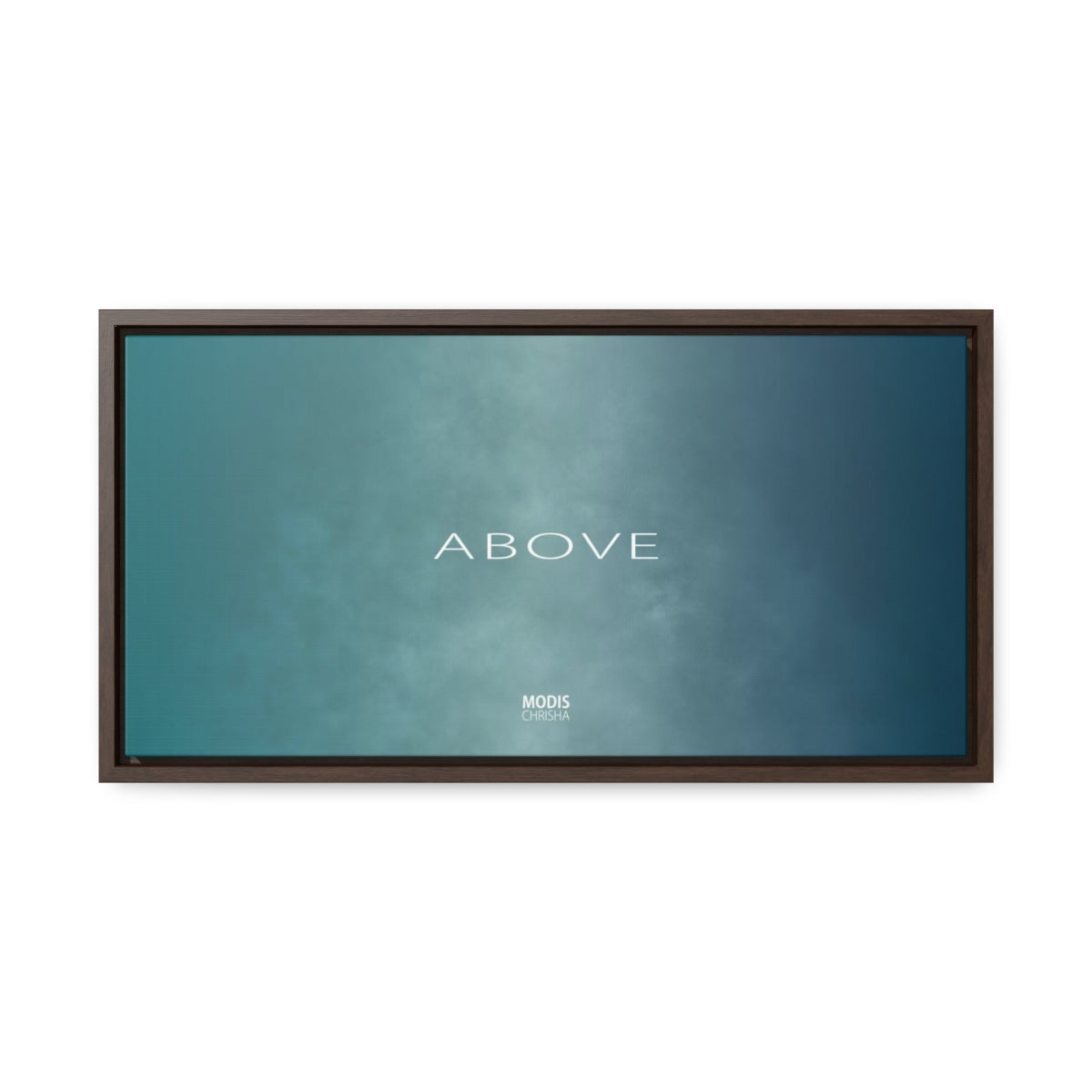 Canvas Gallery Wrap Framed Horizontal 20“ x 10“ - Design Above