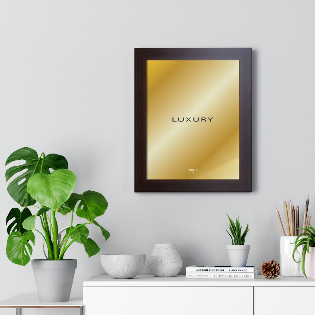 Poster Framed Vertical 11“ x 14“ - - Design Luxury