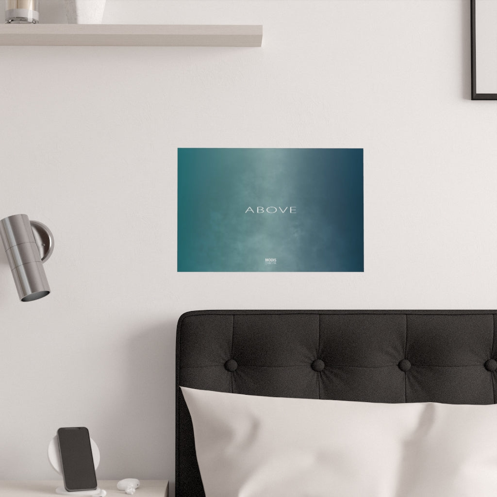 Satin Posters (210gsm) 18“ x 12" - Design Above