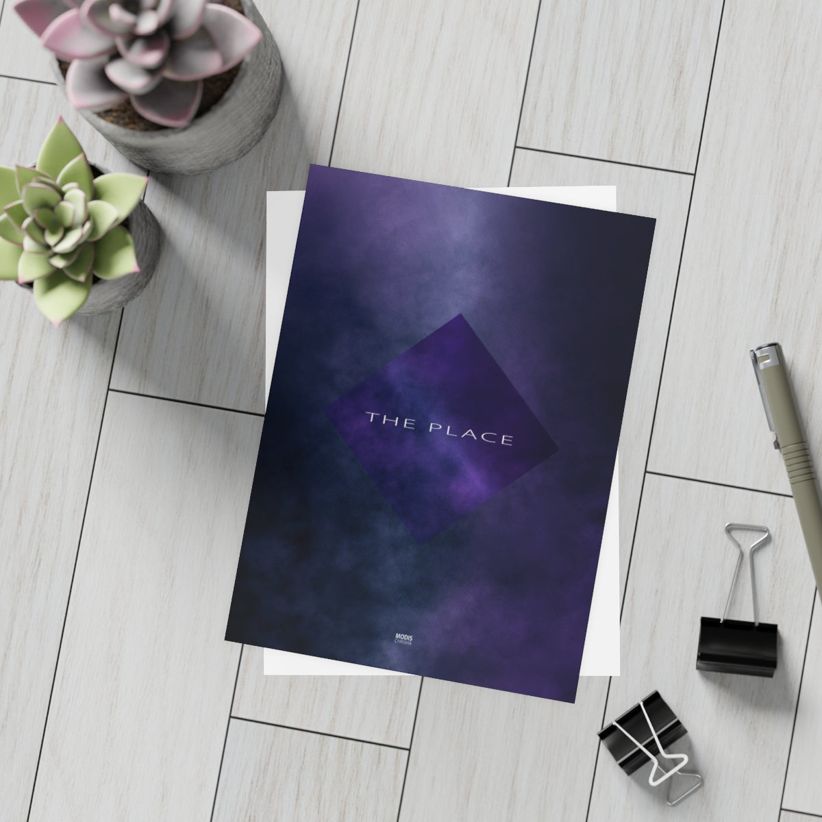 Art Postcards Vertical (10, 30, and 50pcs) Design 'The Place'