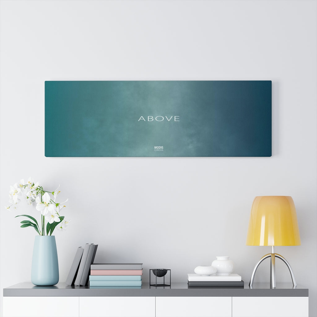 Canvas Gallery Wraps (1.25″) 36“ x 12“ - Design Above