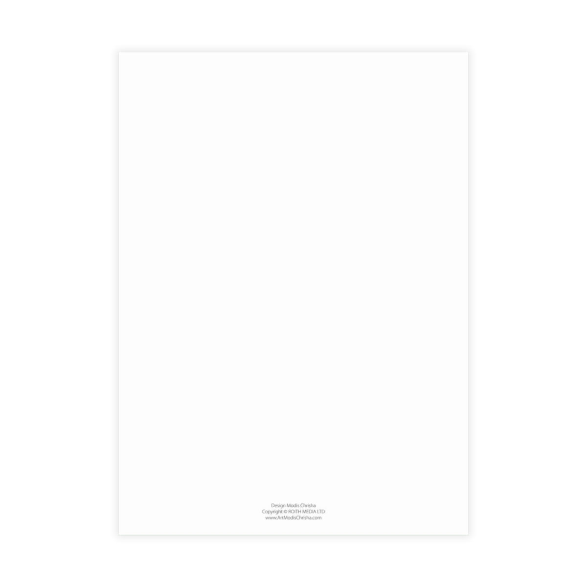 Art Postcards Vertical (10, 30, and 50pcs) Design 'Catch me'